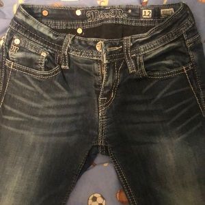 Miss Me Jeans—Girls Size 12. Skinny. Excellent condition.